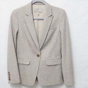 Banana Republic Light Taupe Women's Blazer - Neutral Beige size 6